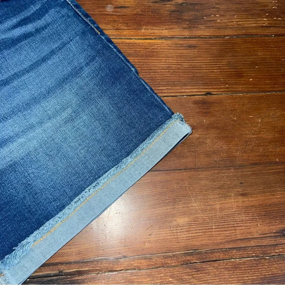 Grace & Lace Blue Jean Shorts with Rolled Hem